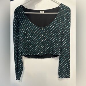 Sunday Best Floral Blouse small